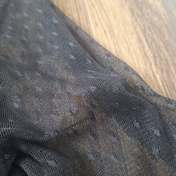 💙 Disney Coco Wide Sleeve Mesh Lined Stretchy Shirt Rose Embroidery Y2K Size S - Picture 6 of 8